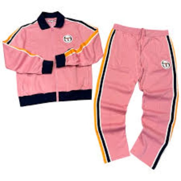 Sergio Tacchini MONTE TRACK JACKET ARCHIVIO- WILD ROSE pink Track suit set - Picture 1 of 4